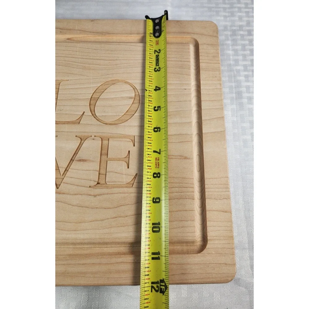 Butcher Block Cutting Board LOVE Cuttingboard